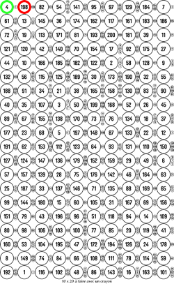 Image 10 x 20 monochrome